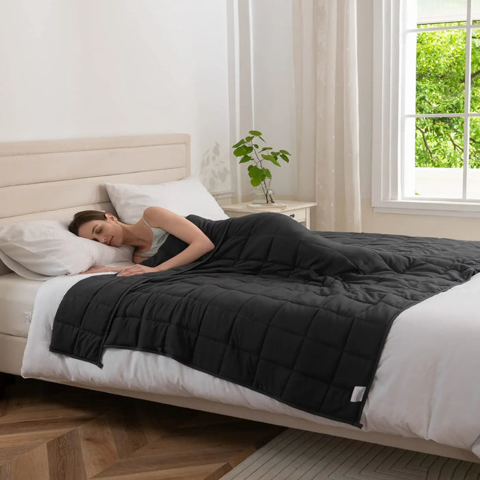 Good Nite Weighted Blanket 4/6/8kg Heavy Double Blanket, Improves Sleep & Relaxation (Grey