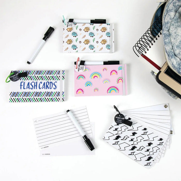 Hedgehog Dry and Erase Flash Cards