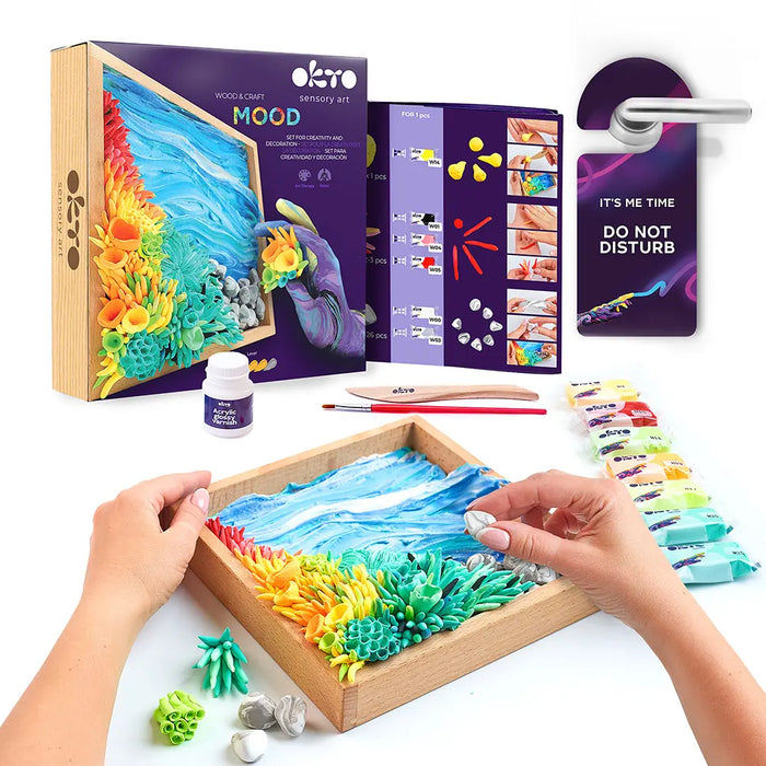 set Wood&Craft DIY "Mood" Ocean Calm