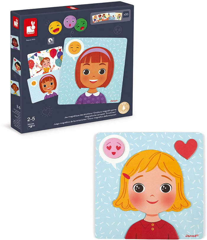 Janod - game - magnetic emotions cards