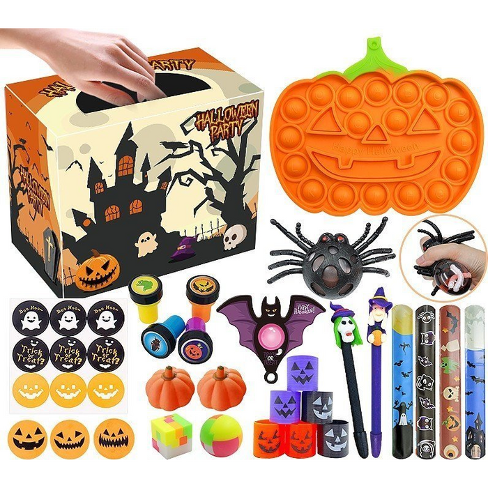 Szenzoros Készlet Anti-Stressz Halloween Fidget Toys Pop It
