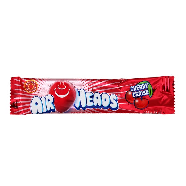 Cherry Candy - 4 Cases x 36 Packs x 15.6 g - Airheads - Canadian Distribution - Ships Free Within Canada on Orders Above CAD $199