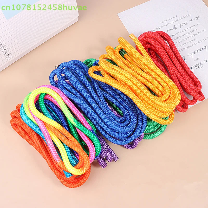 Rainbow Color Gymnastics Jump Rope for Exercise Fitness Sports Training Rhythmic Gymnastics Arts Rope Sport Tool