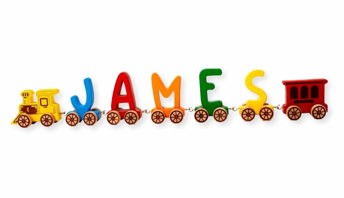 Wooden Letter Train Puzzle